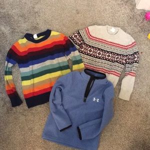 Lot of 3 Toddler boys sweaters.